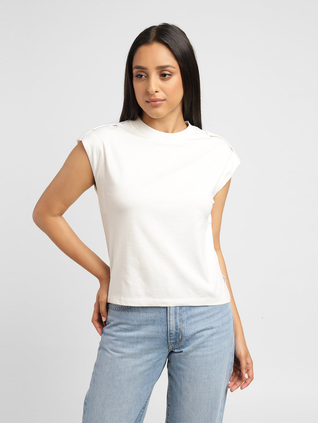 Women's Regular Fit White T-Shirt