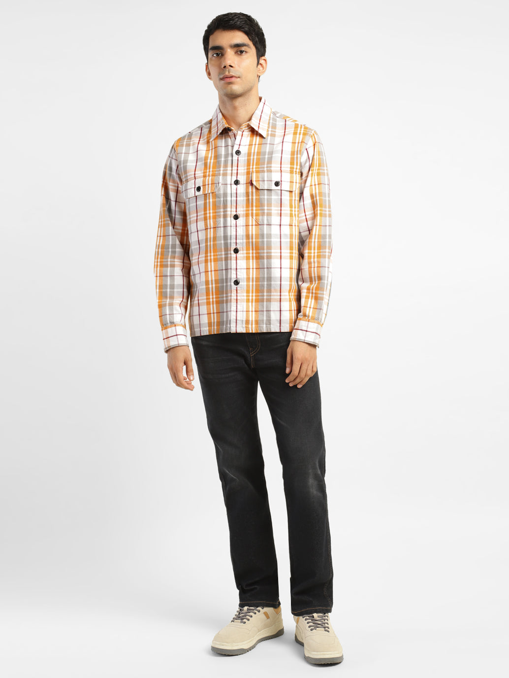 Men's Chekered Relaxed Fit Shirts
