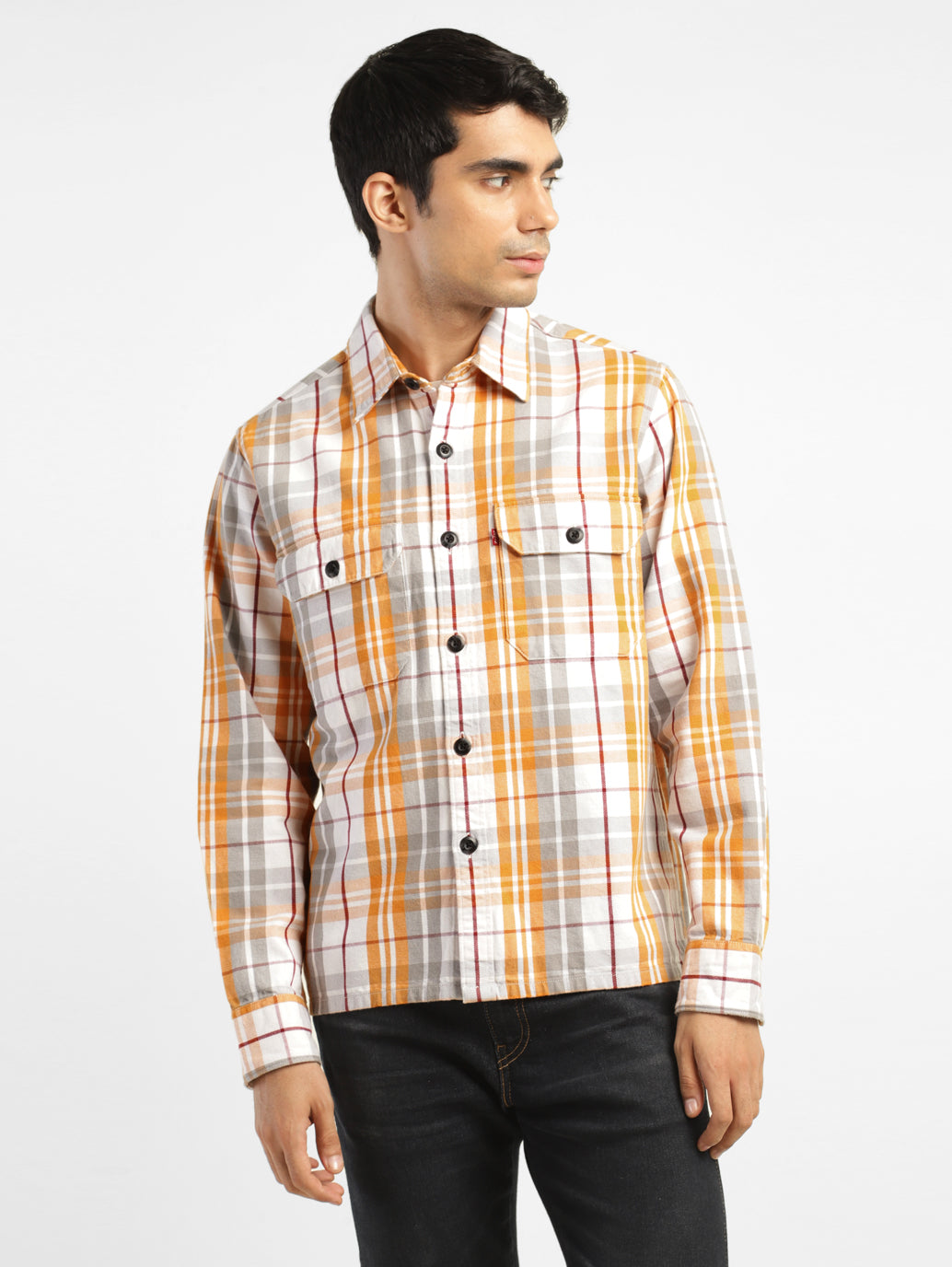 Men's Chekered Regular Fit Shirts - 321d0239-c292-4172-a64e-4e57dbdc21b5 View