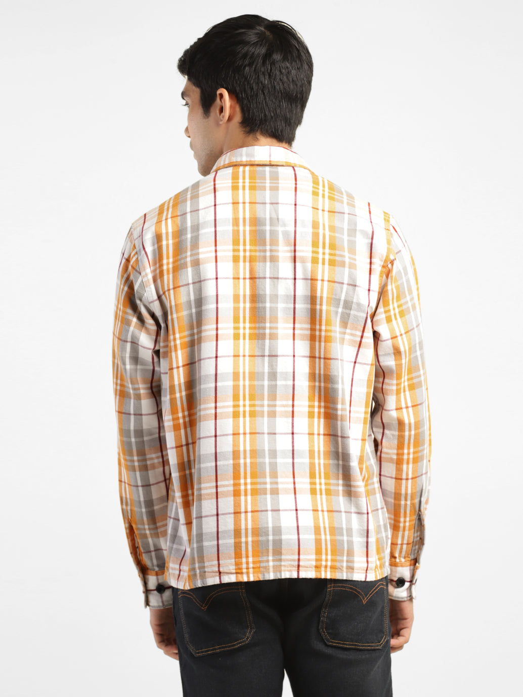 Men's Chekered Regular Fit Shirts - dfb327c2-401c-42b6-9b09-286e26b9b63c View