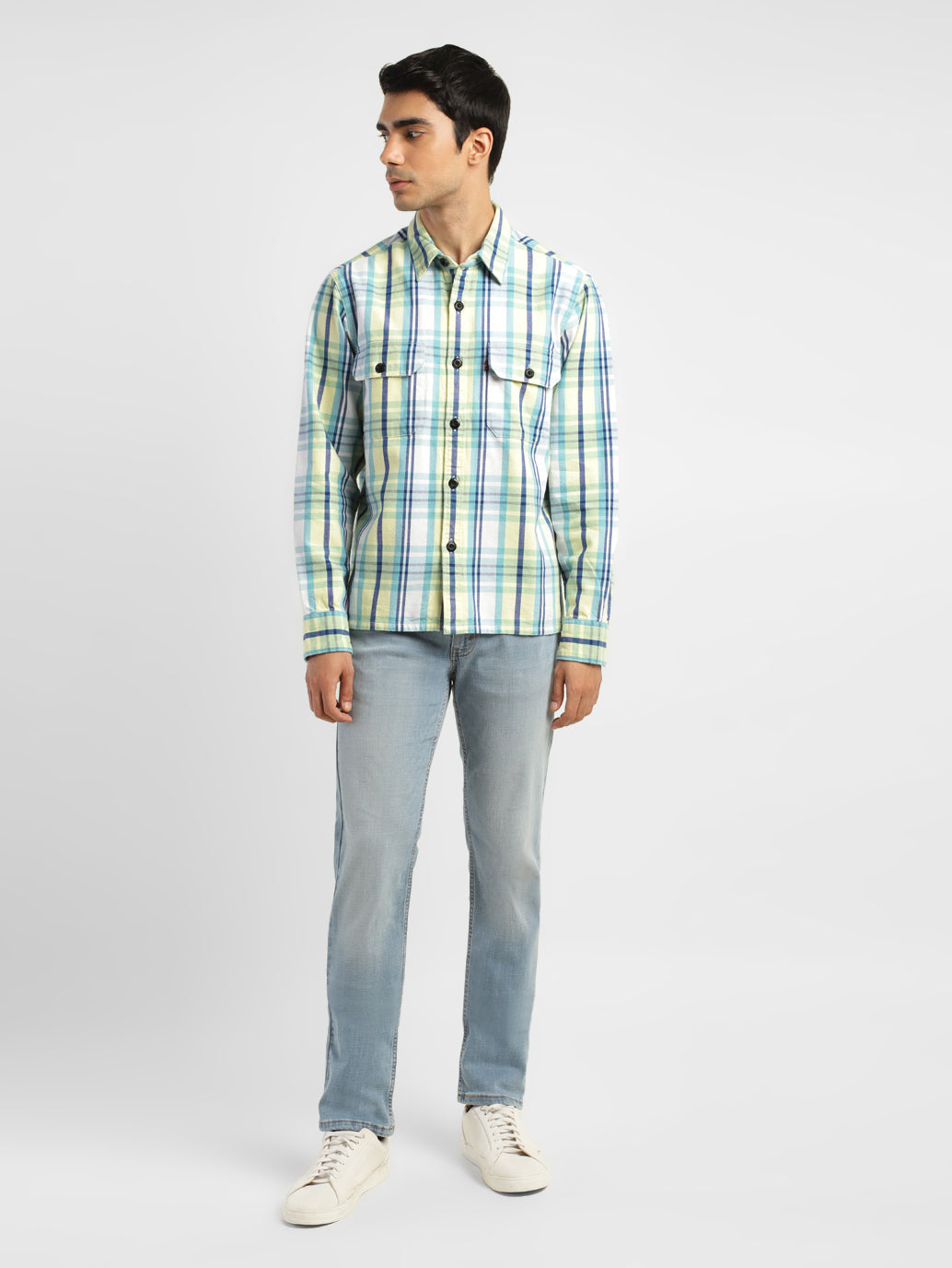 Men's Plaid Regular Fit Shirt