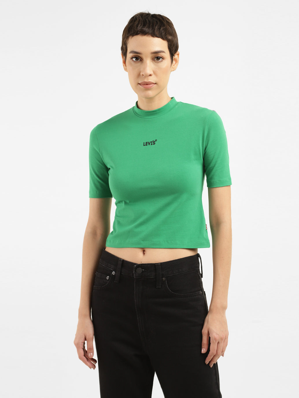 Women's Solid Slim Fit T-shirt