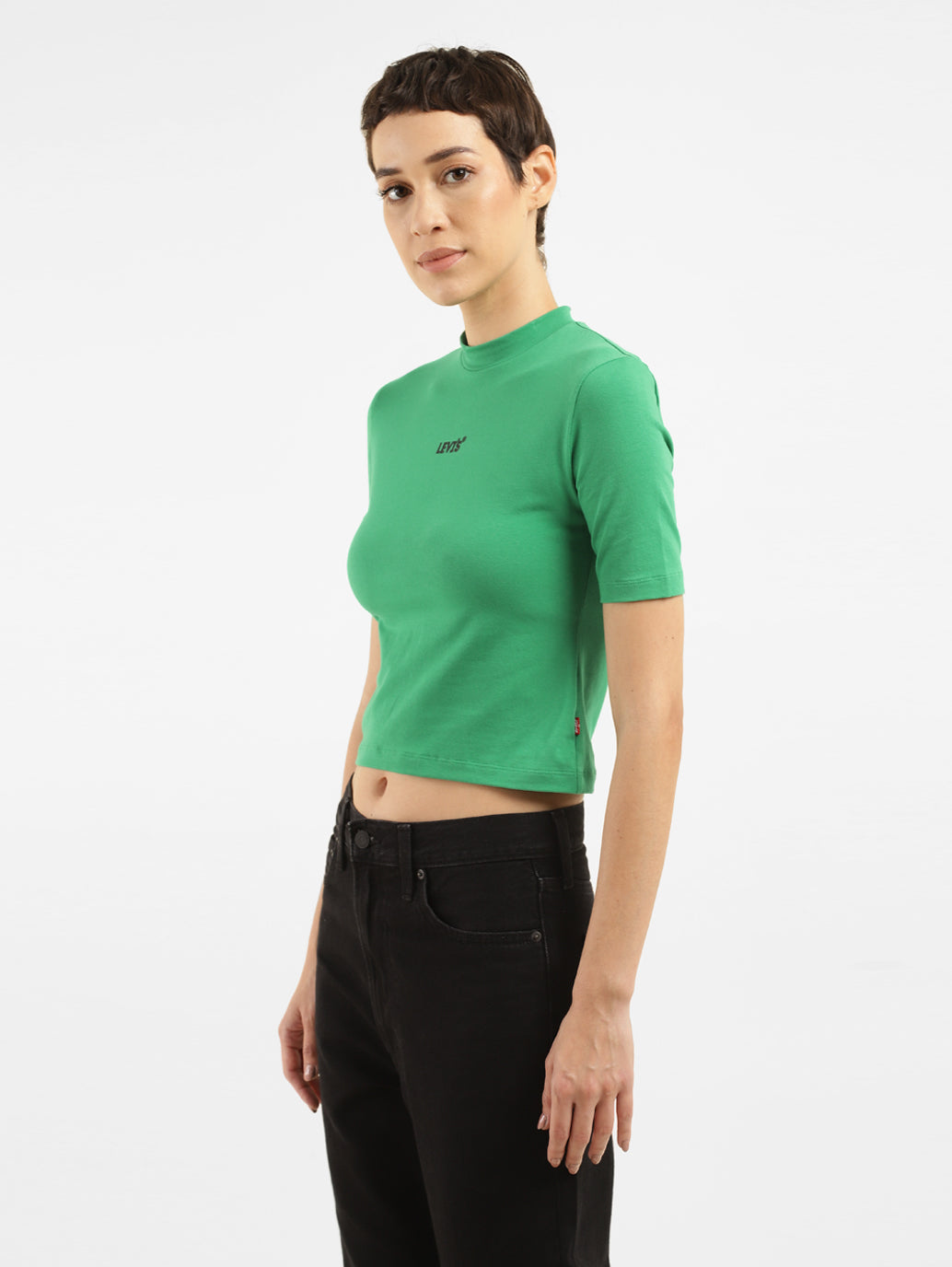 Women's Solid Slim Fit T-shirt