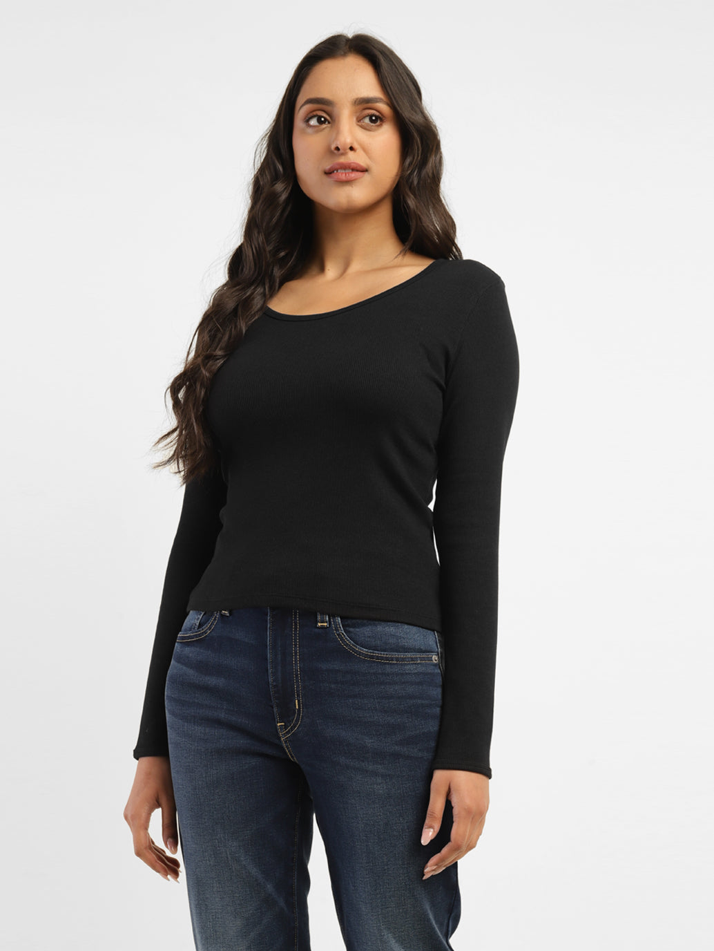 Women's Solid Relaxed Fit T-shirt