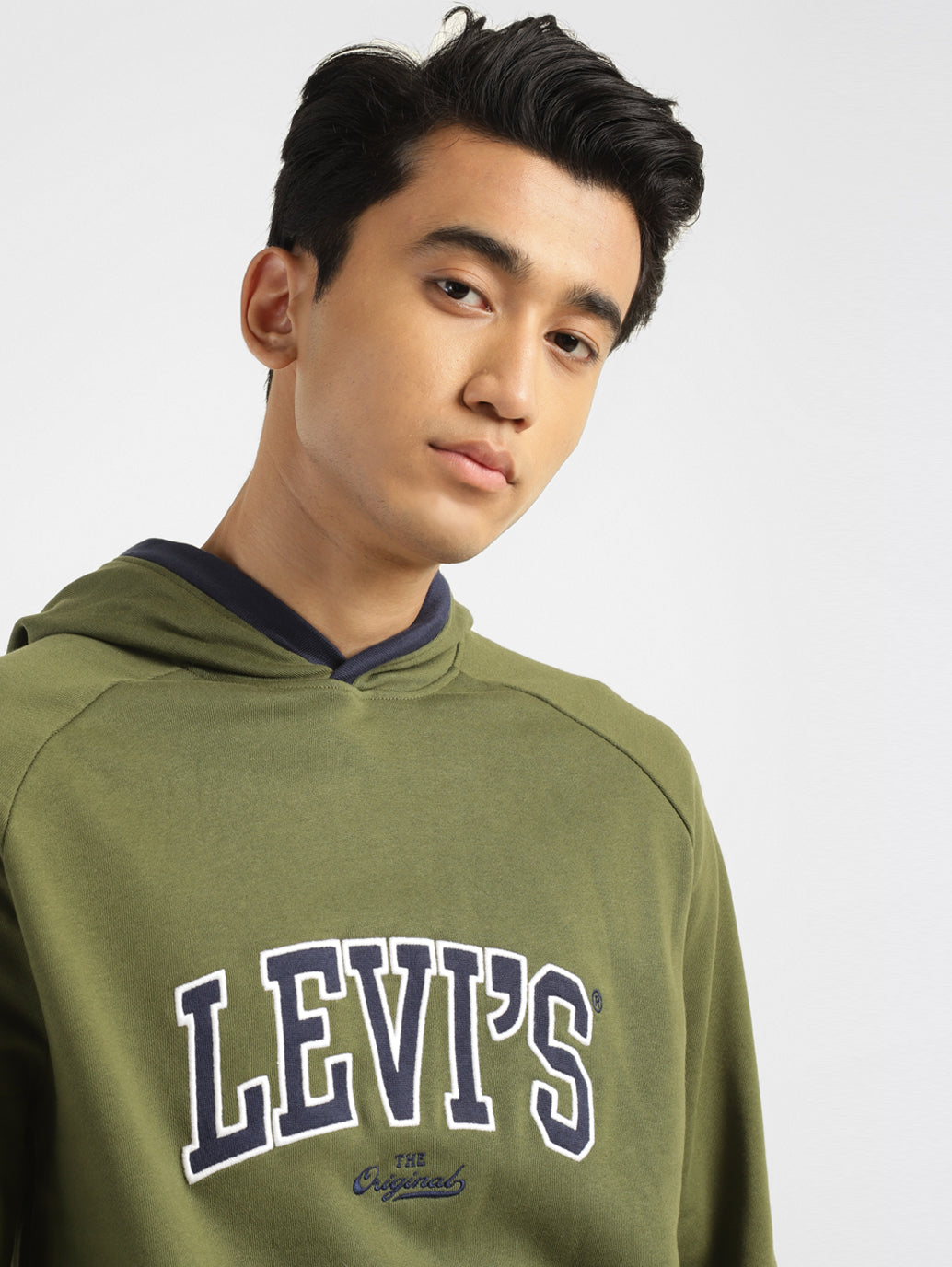 Solid hot sale green sweatshirt