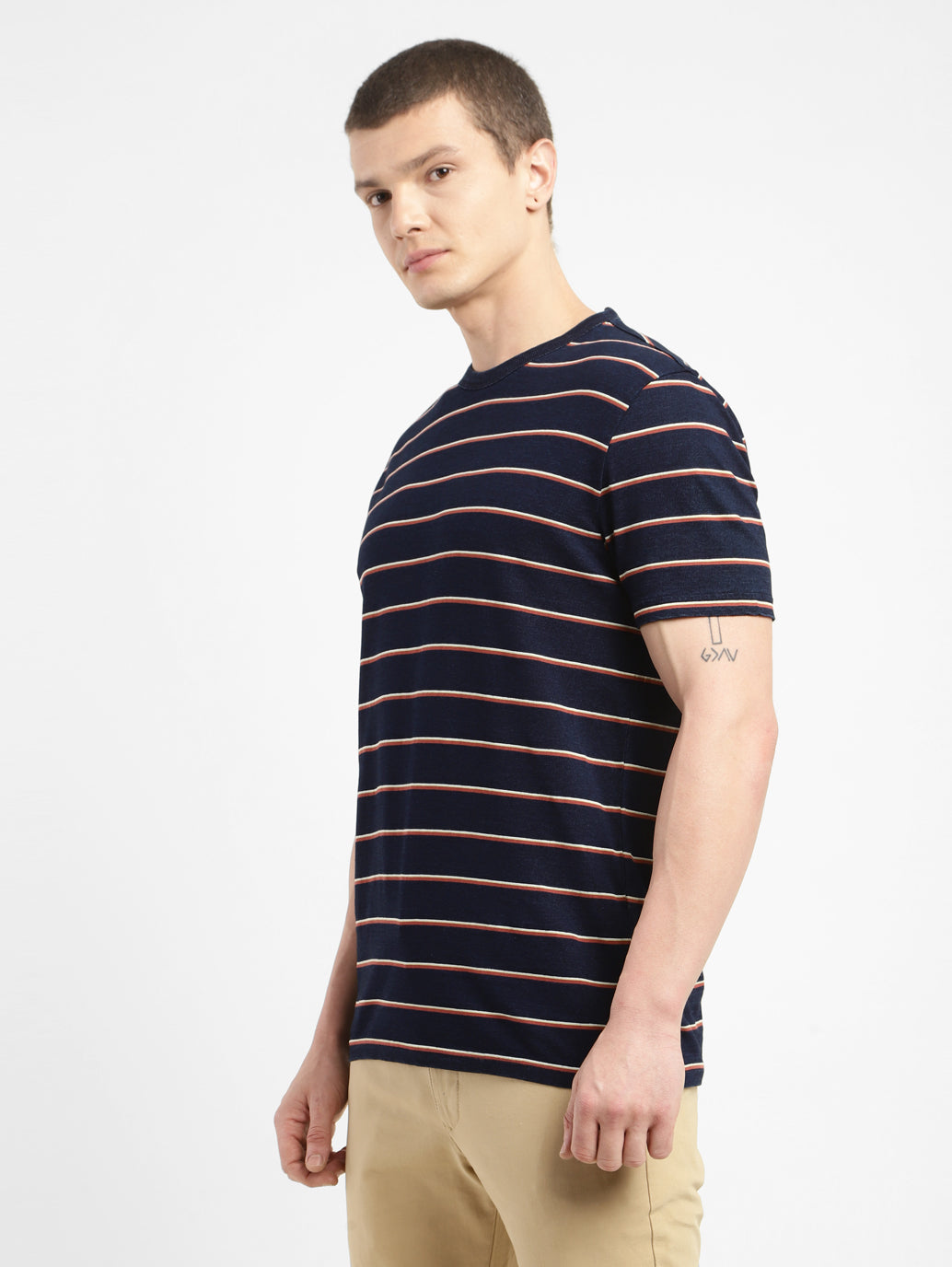 Men's Striped Slim Fit T-shirt