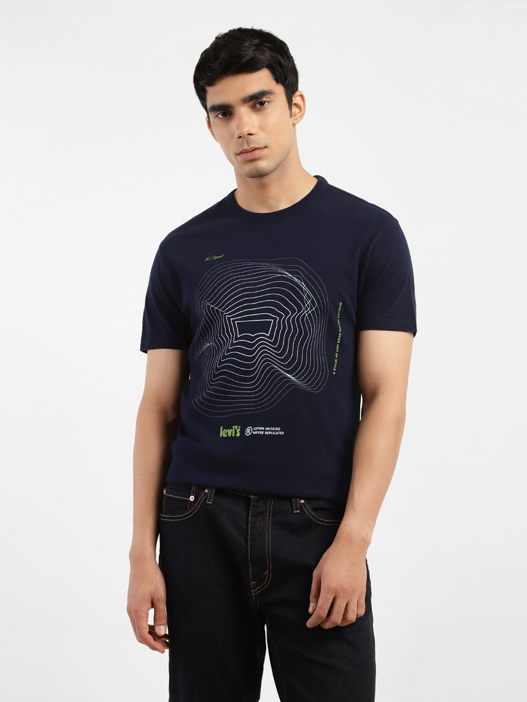 Men's Graphic Print Slim Fit T-shirt
