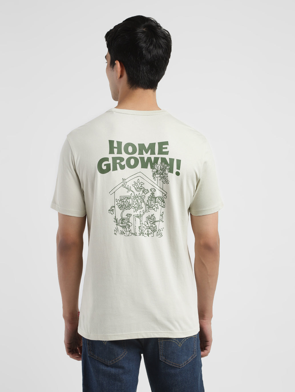 Men's Graphic Print Crew Neck T-shirt