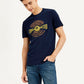Men's Typographic Print Slim Fit T-shirt - Styleshot View