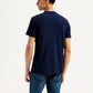 Men's Typographic Print Slim Fit T-shirt - Back View