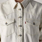 Women's Solid Relaxed Fit Denim Shirt - Detail View