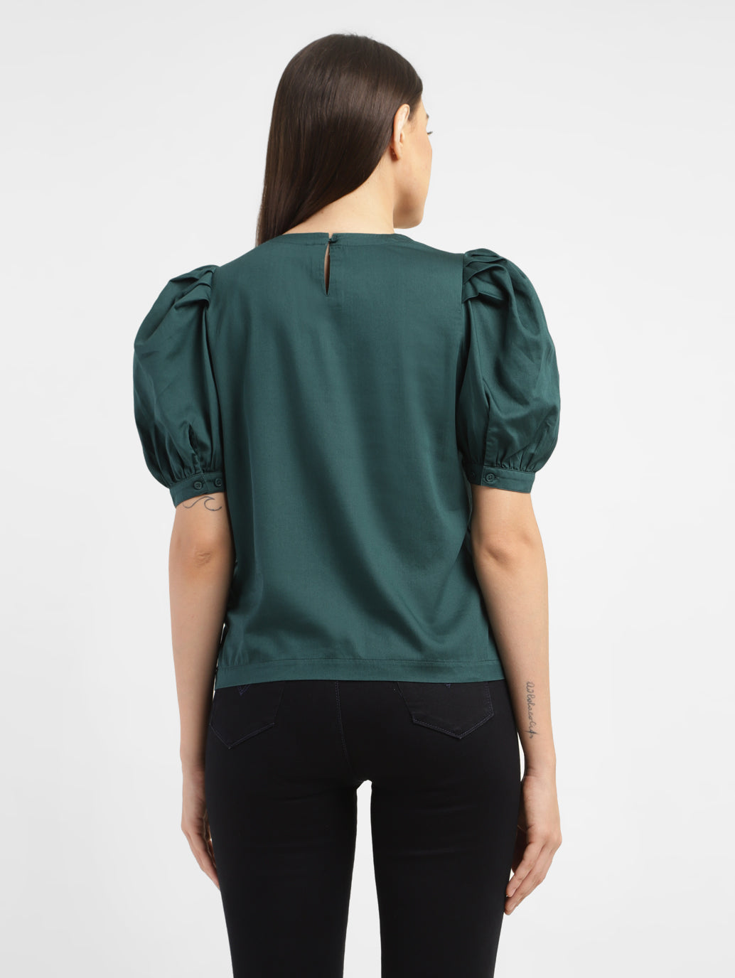 Women's Solid Round Neck Top