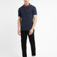 Men's Solid Polo T-shirt Navy