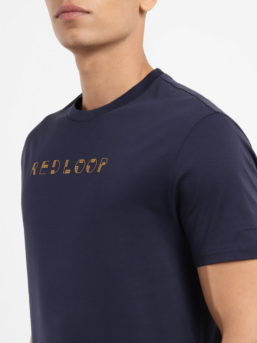 Men's Typography Crew Neck T-shirt