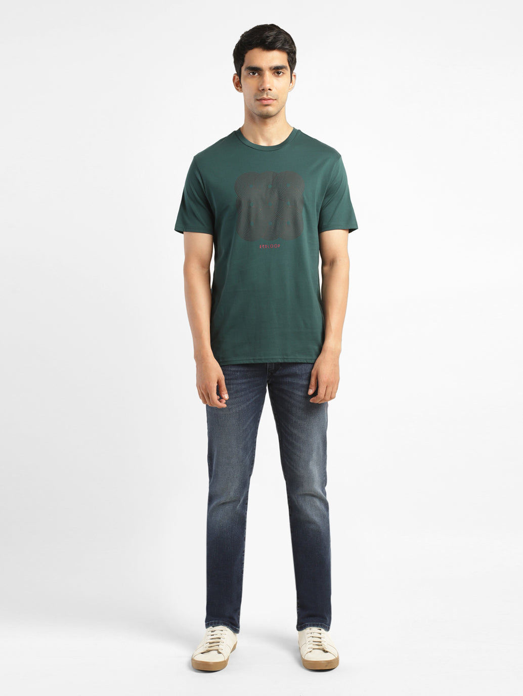 Men's Graphic Round Neck T-shirt