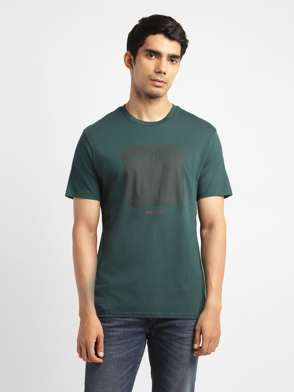 Men's Graphic Round Neck T-shirt