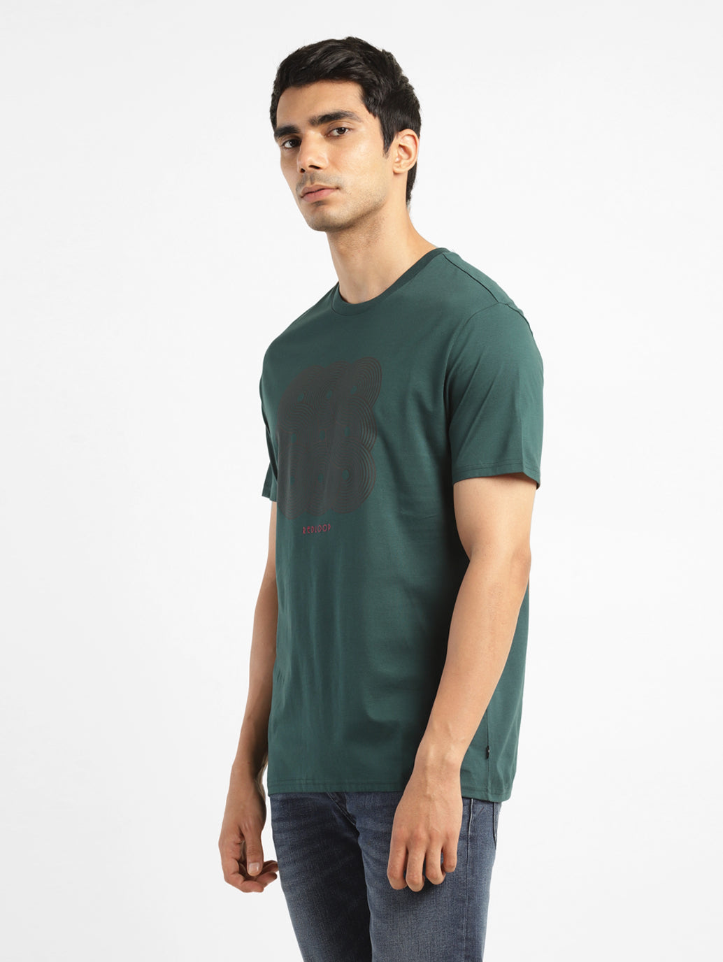 Men's Graphic Round Neck T-shirt