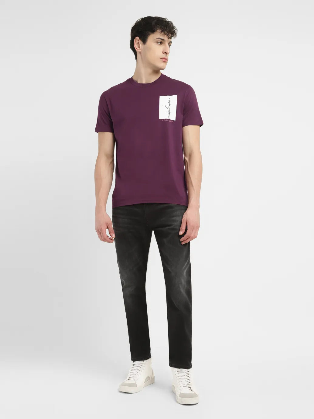 Men's Redloop Graphic Slim Fit T-shirt