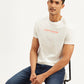 Men's Redloop Typographic Print Slim Fit T-shirt - ecb67958-563f-45f7-99a0-1376473d2c8e View