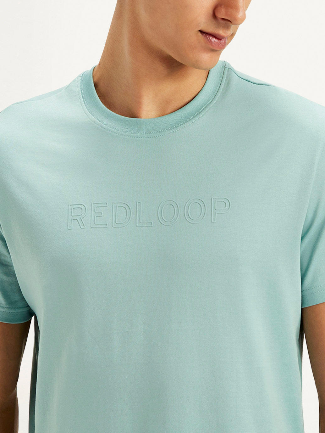 Men's Redloop Printed Slim Fit T-Shirt - Detail View