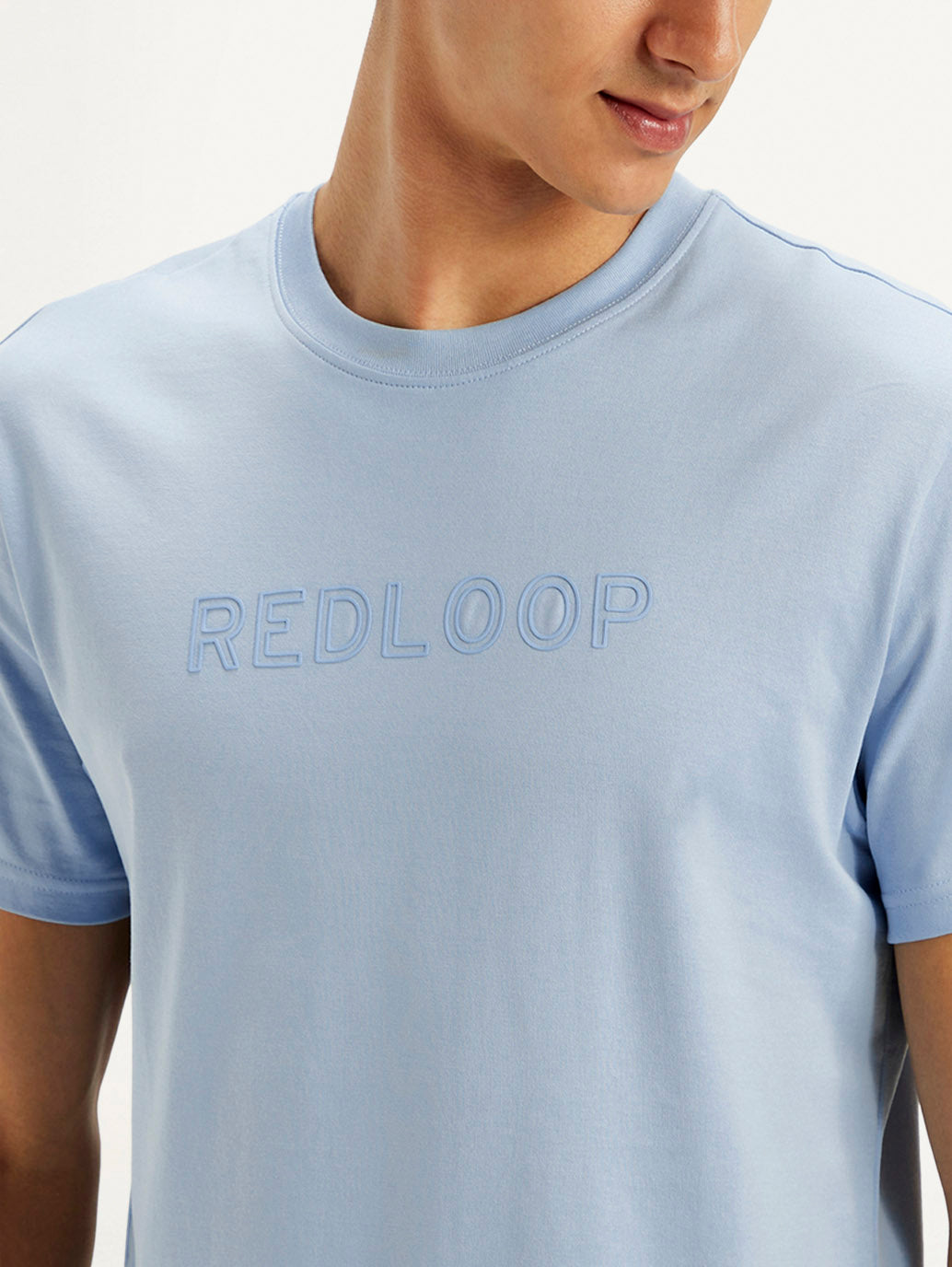 Men's Redloop Printed Slim Fit T-Shirt - Detail View