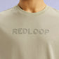 Men's Redloop Typography Beige Slim Fit T-shirt - 5b55c6fe-4f74-476b-b537-2889bd9d1af8 View