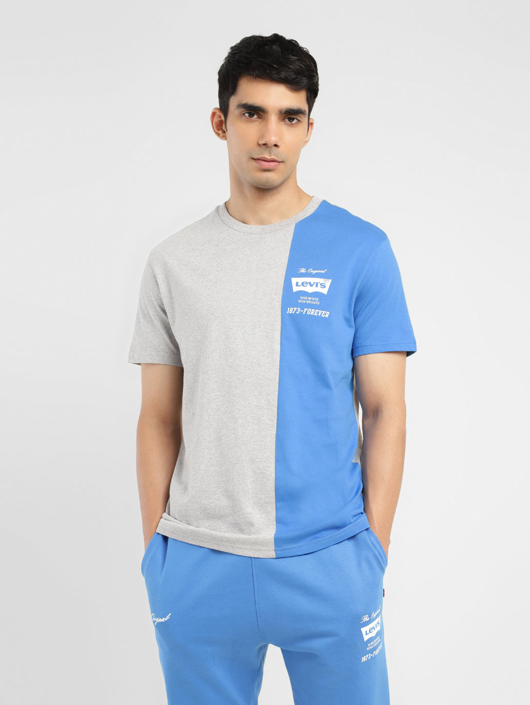 Men's Colorblock Crew Neck T-shirt