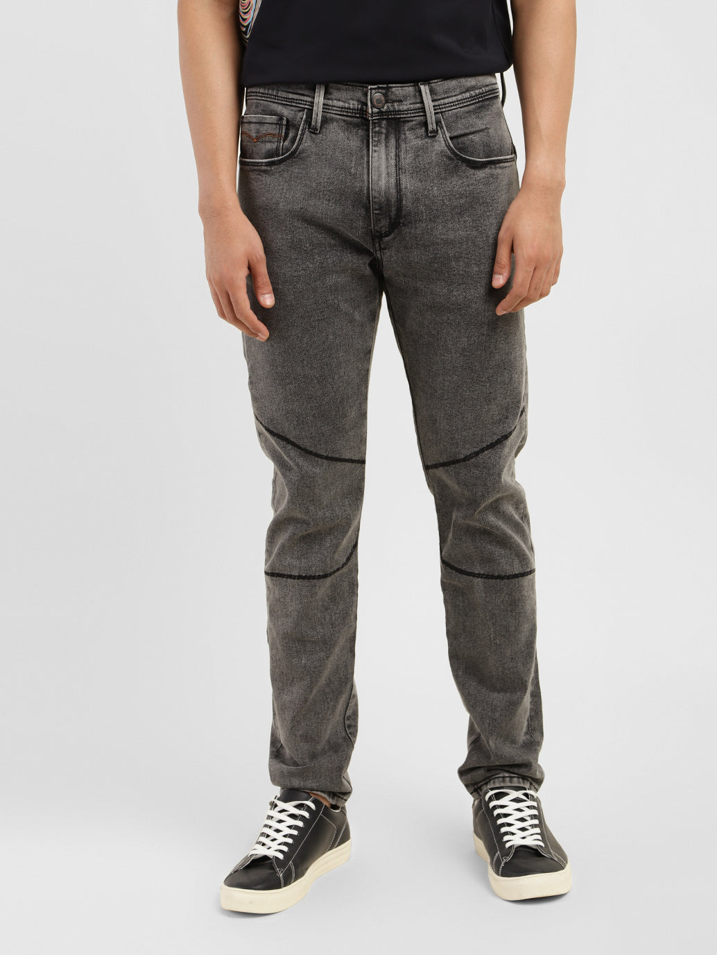 Men's 512 Grey Slim Tapered Fit Mid Rise Jeans