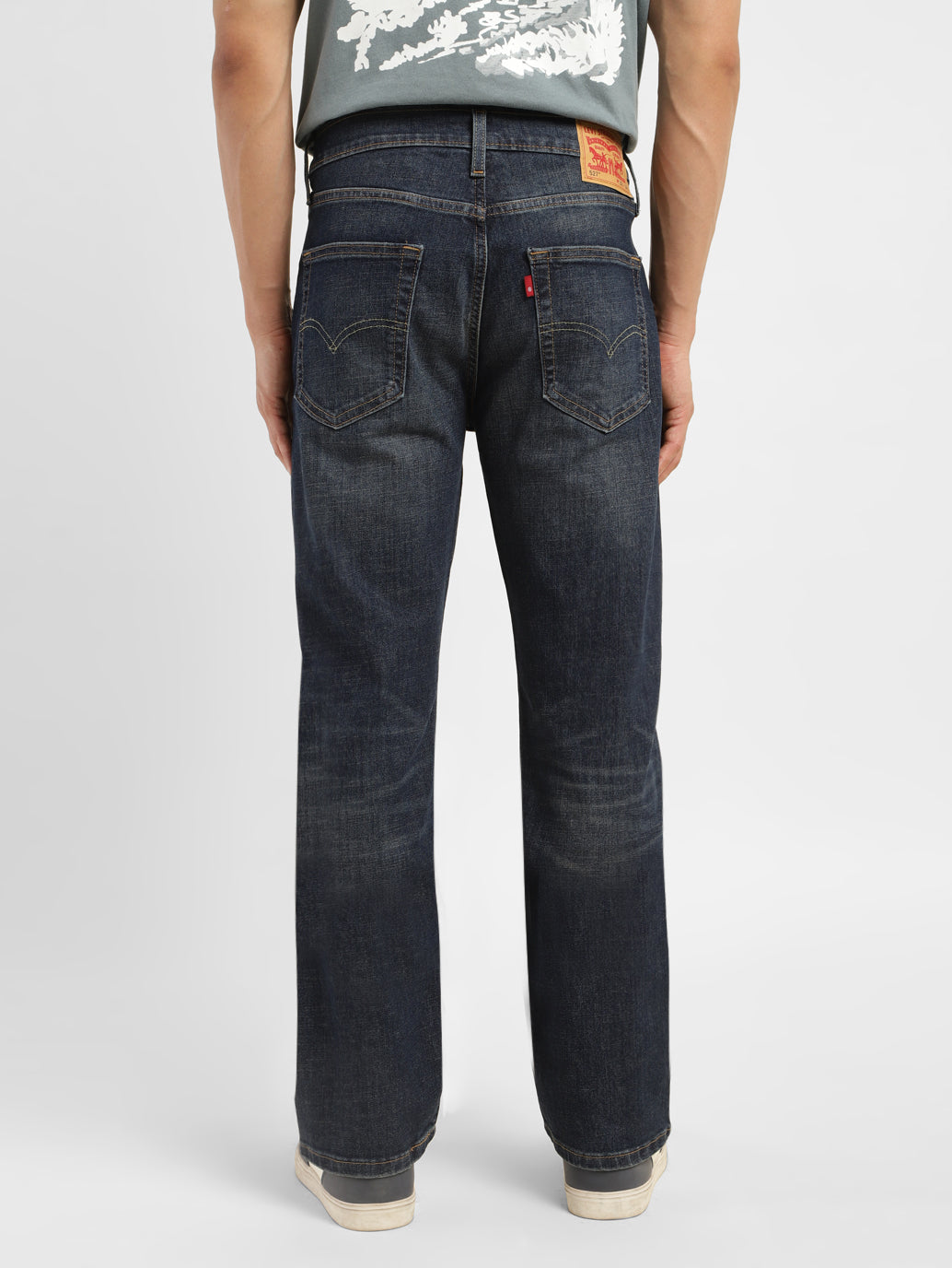 Men's 527 Blue Slim Bootcut Fit Jeans