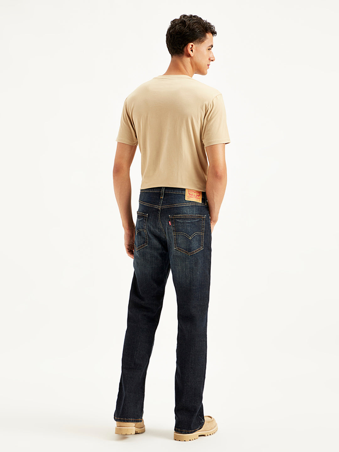 Men's 527 Slim Bootcut Fit Navy Jeans