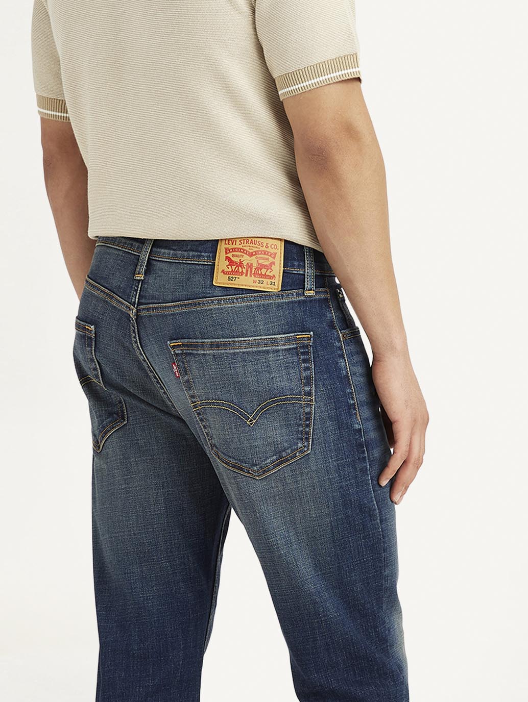 Levis 527 Levi Signature Bootcut Jeans Mens Levi's 055270470 Mens