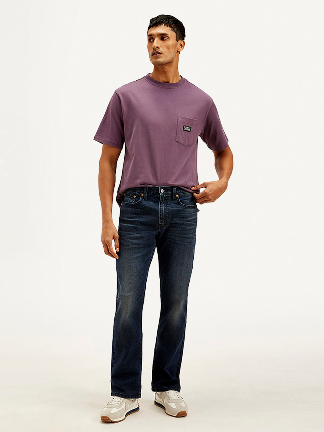 Men's 527 Blue Bootcut Fit Mid Rise Jeans