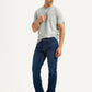 Men's 527 Dark Blue Slim Bootcut Fit Mid Rise Jeans - Styleshot View
