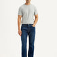 Men's 527 Dark Blue Slim Bootcut Fit Mid Rise Jeans - Front View