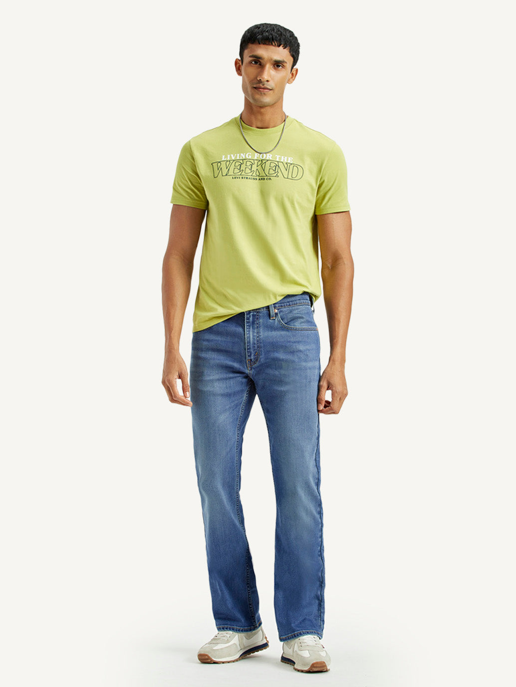 Men's 527 Light Indigo Bootcut Fit Mid Rise Jeans