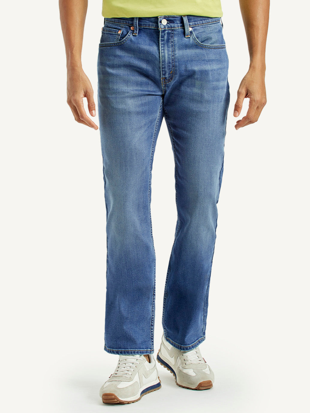 Men's 527 Light Indigo Bootcut Fit Mid Rise Jeans - Front View