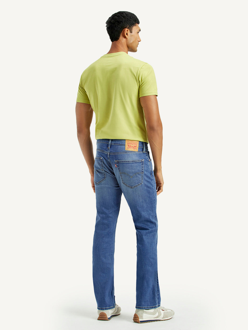 Men's 527 Light Indigo Bootcut Fit Mid Rise Jeans - Back View