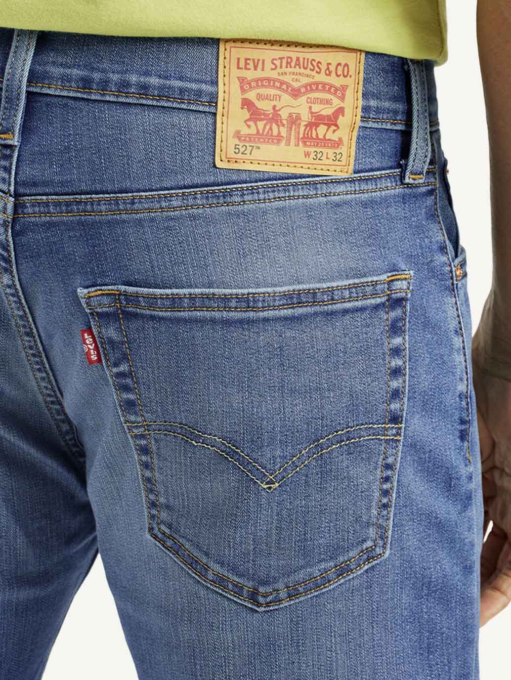 Men's 527 Light Indigo Bootcut Fit Mid Rise Jeans - Detail View