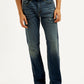 Men's Tinted 527 Dark Indigo Bootcut Fit Mid Rise Jeans - Front View