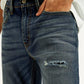 Men's Tinted 527 Dark Indigo Bootcut Fit Mid Rise Jeans - Detail View