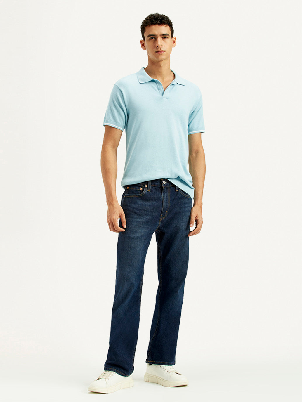 Men's 527 Dark Indigo Bootcut Fit Mid Rise Jeans