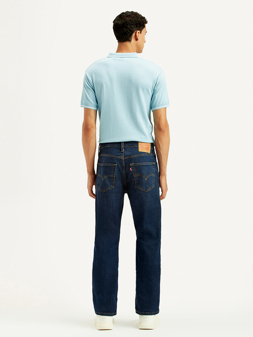 Men's 527 Dark Indigo Bootcut Fit Mid Rise Jeans - Back View