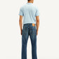 Men's 527 Blue Bootcut Fit Mid Rise Jeans - Back View