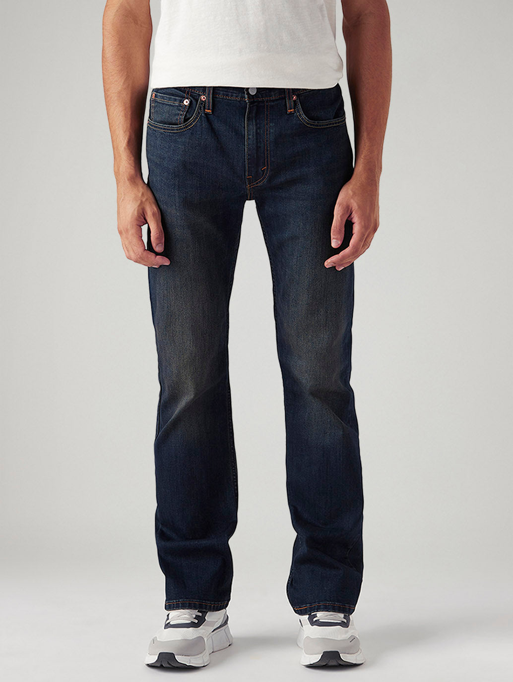 Men's Tinted 527 Navy Bootcut Mid Rise Jeans – Levis India Store