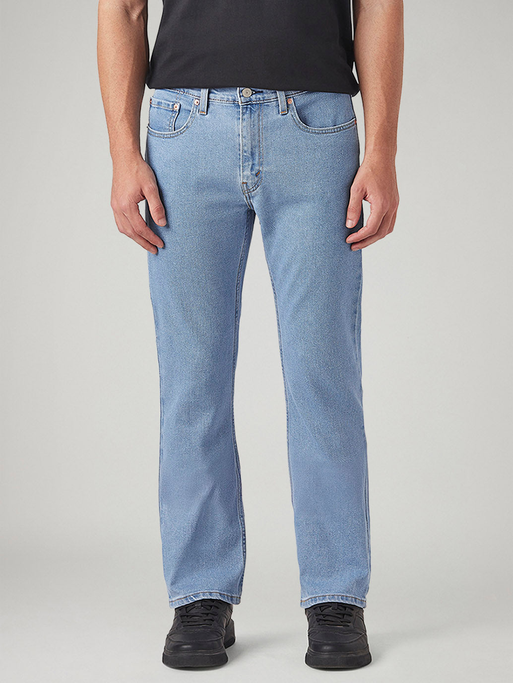 Mens 527 Mid Rise Bootcut Fit Cotton Stretch Blend Jeans - 085185db-5df3-4056-9b1b-f92d25fc3ab6 View