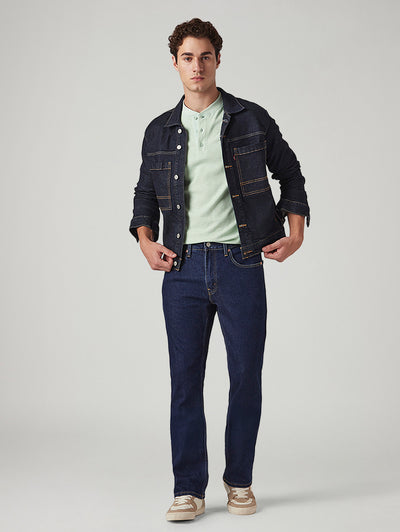 Mens 527 Mid Rise Bootcut Fit Cotton Stretch Blend Jeans-image-35