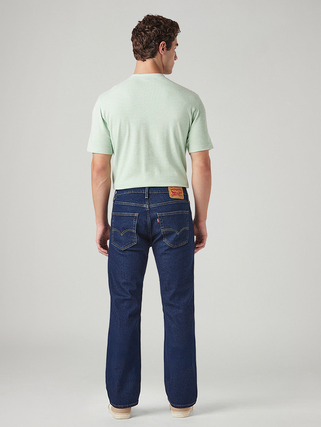 Mens 527 Mid Rise Bootcut Fit Cotton Stretch Blend Jeans - 2dc5639b-9acd-4257-99de-84b7a4e2ee09 View