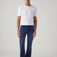 Men's 527 Dark Blue Bootcut Fit Mid Rise Jeans - Front View