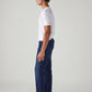 Men's 527 Dark Blue Bootcut Fit Mid Rise Jeans - Side View