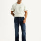 Men's 527 Dark Blue Bootcut Mid Rise Jeans - Front View